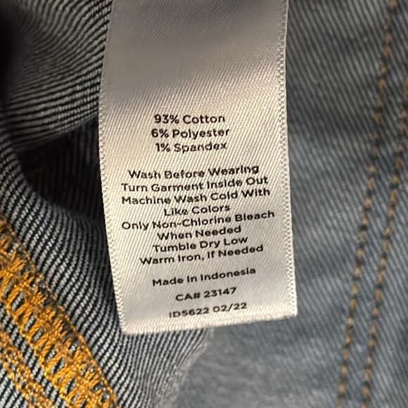 Talbots Women's Slim Ankle Jeans Dark Wash Size 14P - Picture 8 of 10